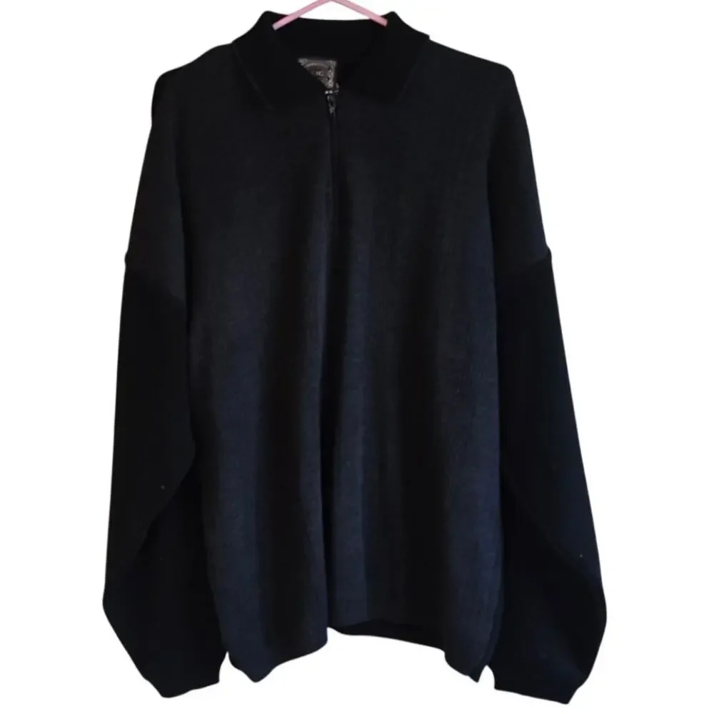 noba 1950 wool merino blend italian sweater mens size large